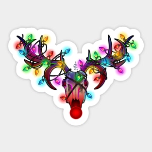 Rudolph the red nose Slaydeer Sticker